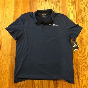 New! Peloton Solfire Heathered Blue Shirt